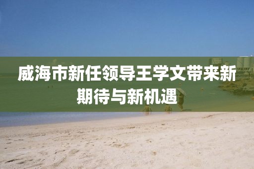 威海市新任領(lǐng)導王學(xué)文帶來(lái)新期待與新機遇