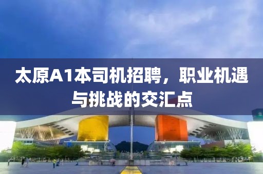 太原A1本司機招聘，職業(yè)機遇與挑戰的交匯點(diǎn)