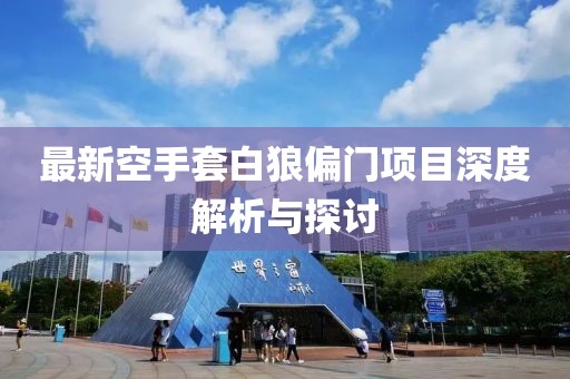 最新空手套白狼偏門(mén)項目深度解析與探討