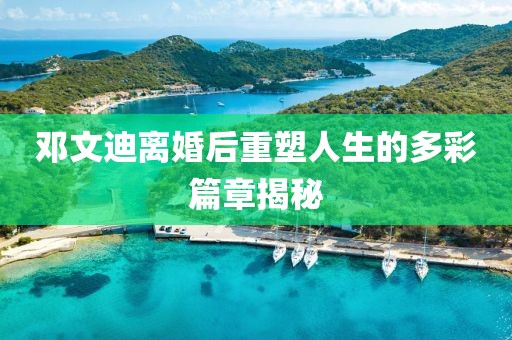 鄧文迪離婚后重塑人生的多彩篇章揭秘