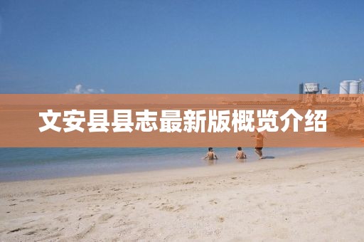 文安縣縣志最新版概覽介紹