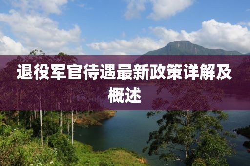 退役軍官待遇最新政策詳解及概述