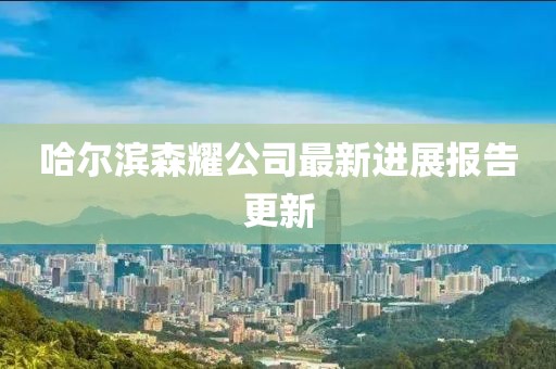 哈爾濱森耀公司最新進(jìn)展報告更新