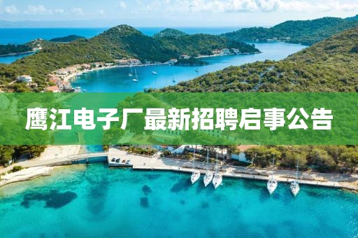 鷹江電子廠(chǎng)最新招聘啟事公告