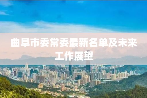 曲阜市委常委最新名單及未來(lái)工作展望