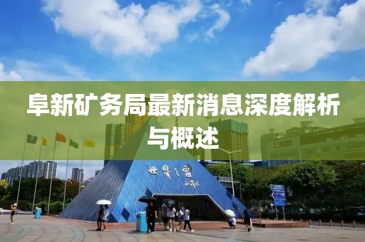 阜新礦務(wù)局最新消息深度解析與概述