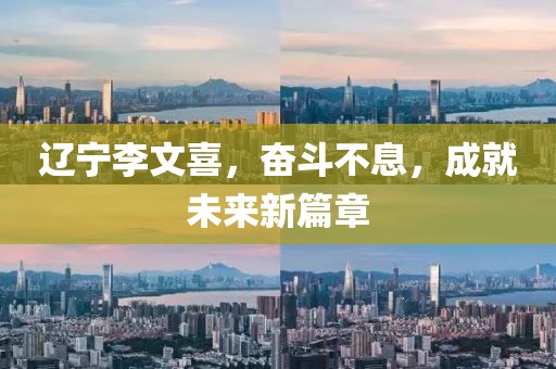 遼寧李文喜，奮斗不息，成就未來(lái)新篇章