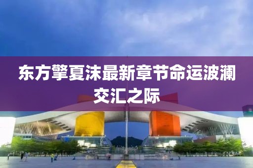 東方擎夏沫最新章節命運波瀾交匯之際