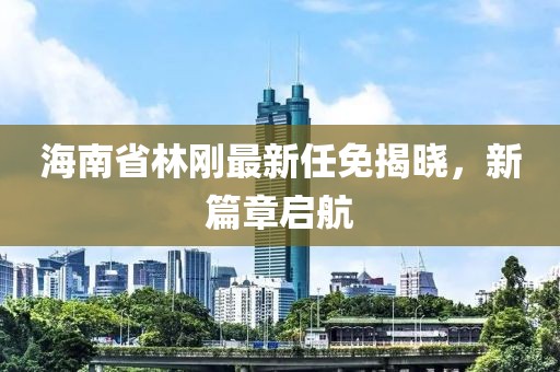 海南省林剛最新任免揭曉，新篇章啟航