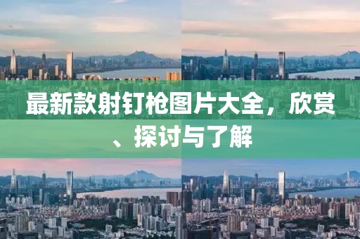 最新款射釘槍圖片大全，欣賞、探討與了解