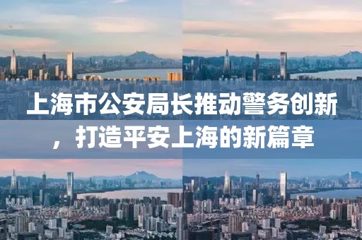 上海市公安局長(cháng)推動(dòng)警務(wù)創(chuàng  )新，打造平安上海的新篇章