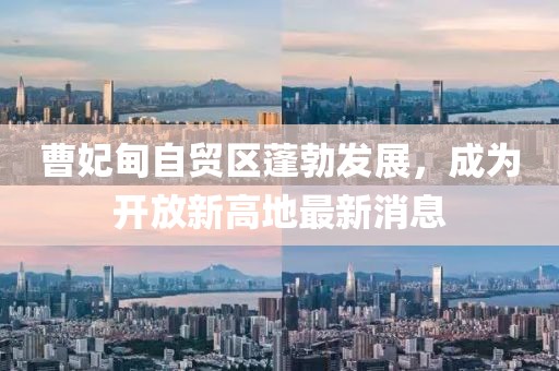 曹妃甸自貿區蓬勃發(fā)展，成為開(kāi)放新高地最新消息