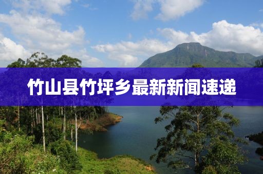 竹山縣竹坪鄉最新新聞速遞