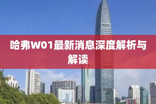 哈弗W01最新消息深度解析與解讀