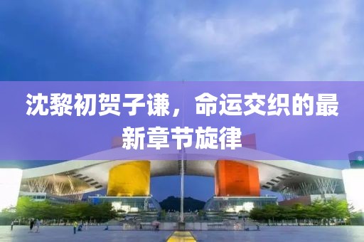 沈黎初賀子謙，命運交織的最新章節旋律