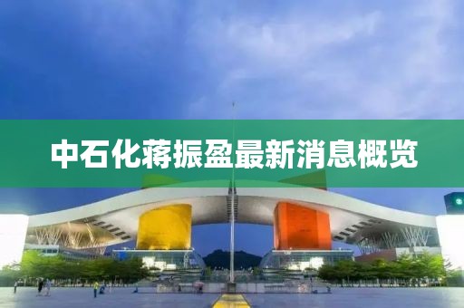 中石化蔣振盈最新消息概覽
