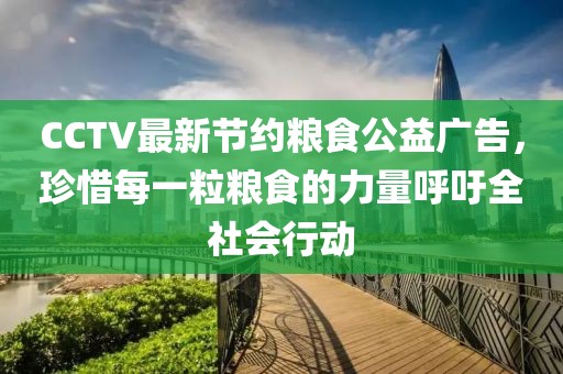 CCTV最新節約糧食公益廣告，珍惜每一粒糧食的力量呼吁全社會(huì )行動(dòng)