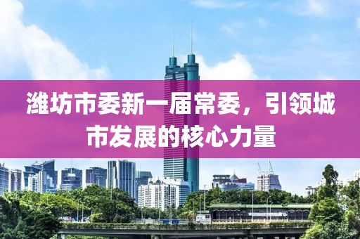濰坊市委新一屆常委，引領(lǐng)城市發(fā)展的核心力量