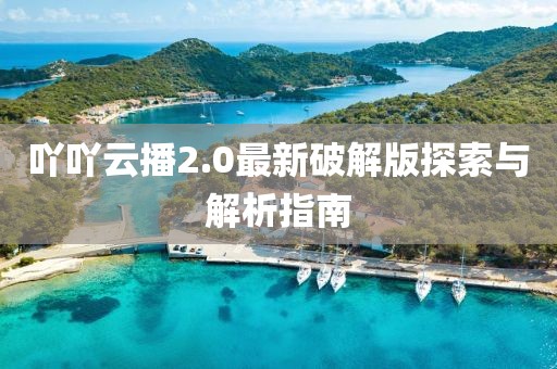 吖吖云播2.0最新破解版探索與解析指南