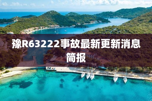 豫R63222事故最新更新消息簡(jiǎn)報