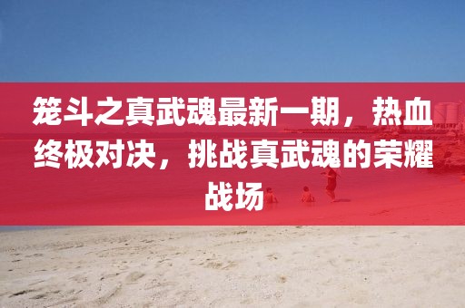 籠斗之真武魂最新一期，熱血終極對決，挑戰真武魂的榮耀戰場(chǎng)