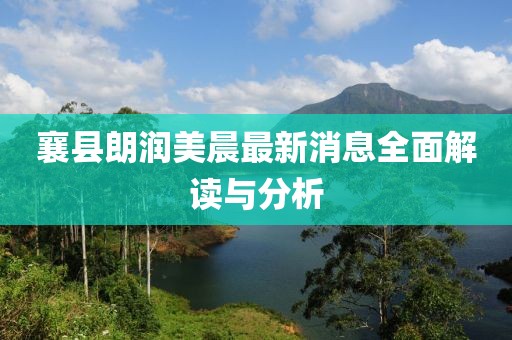 襄縣朗潤美晨最新消息全面解讀與分析