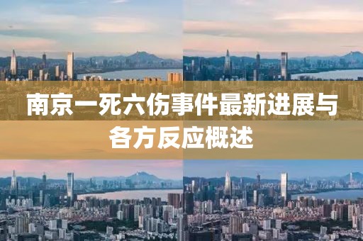 南京一死六傷事件最新進(jìn)展與各方反應概述