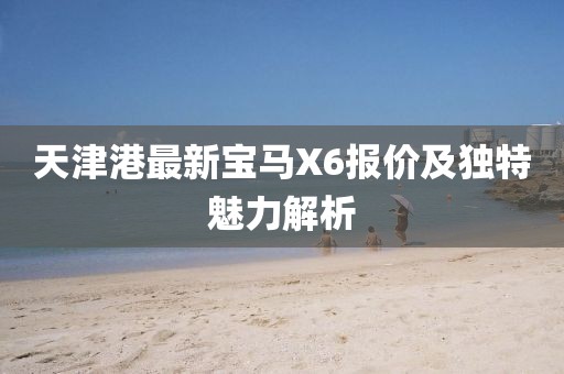 天津港最新寶馬X6報價(jià)及獨特魅力解析