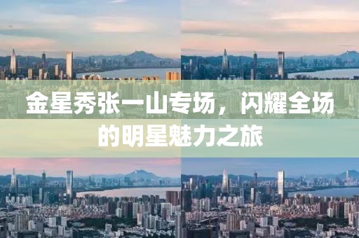 金星秀張一山專(zhuān)場(chǎng)，閃耀全場(chǎng)的明星魅力之旅