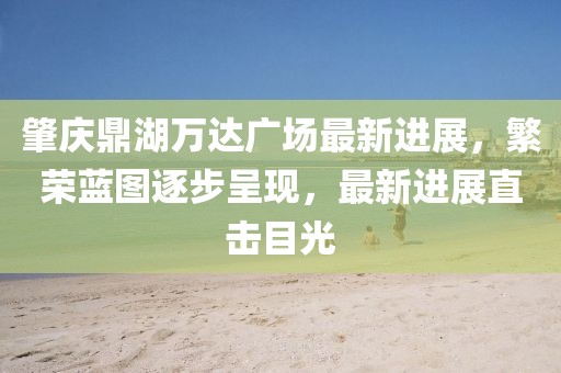 肇慶鼎湖萬(wàn)達廣場(chǎng)最新進(jìn)展，繁榮藍圖逐步呈現，最新進(jìn)展直擊目光