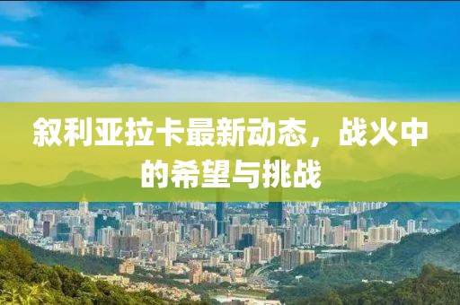 敘利亞拉卡最新動(dòng)態(tài)，戰火中的希望與挑戰