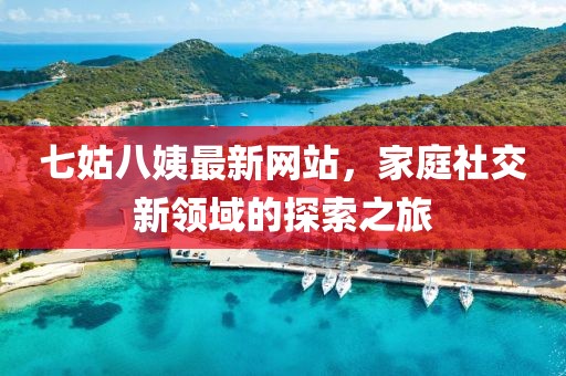 七姑八姨最新網(wǎng)站，家庭社交新領(lǐng)域的探索之旅
