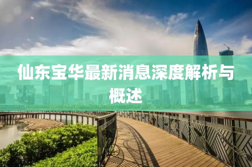 仙東寶華最新消息深度解析與概述