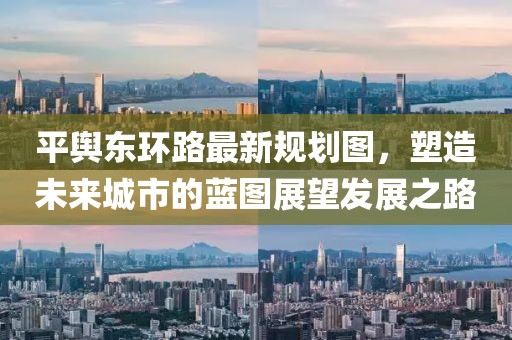 平輿東環(huán)路最新規劃圖，塑造未來(lái)城市的藍圖展望發(fā)展之路
