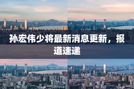 孫宏偉少將最新消息更新，報道速遞