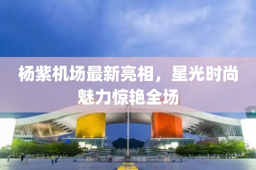 楊紫機場(chǎng)最新亮相，星光時(shí)尚魅力驚艷全場(chǎng)