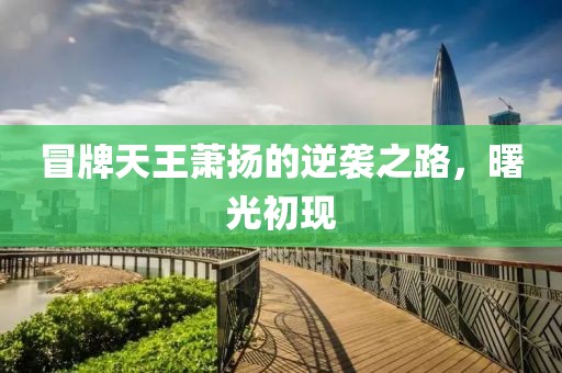 冒牌天王蕭揚的逆襲之路，曙光初現