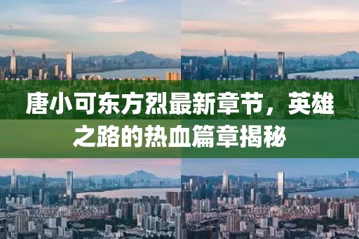 唐小可東方烈最新章節，英雄之路的熱血篇章揭秘