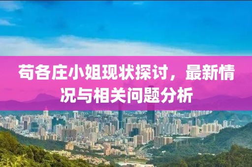 茍各莊小姐現狀探討，最新情況與相關(guān)問(wèn)題分析