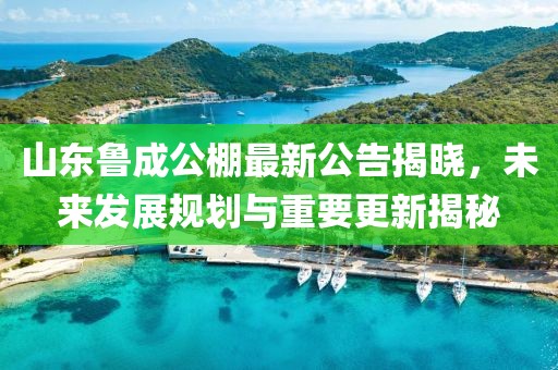 山東魯成公棚最新公告揭曉，未來(lái)發(fā)展規劃與重要更新揭秘