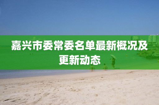 嘉興市委常委名單最新概況及更新動(dòng)態(tài)