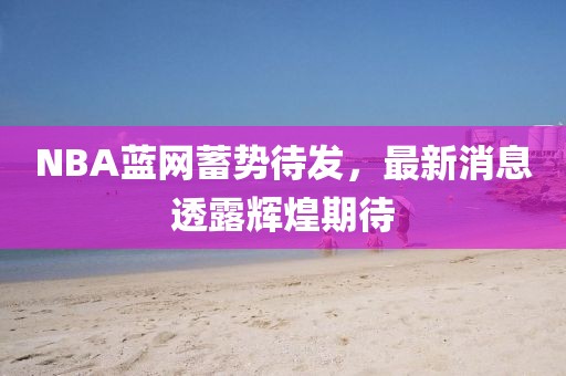 NBA藍網(wǎng)蓄勢待發(fā)，最新消息透露輝煌期待