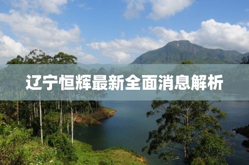 遼寧恒輝最新全面消息解析