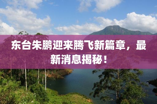 東臺朱鵬迎來(lái)騰飛新篇章，最新消息揭秘！