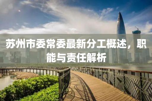 蘇州市委常委最新分工概述，職能與責任解析