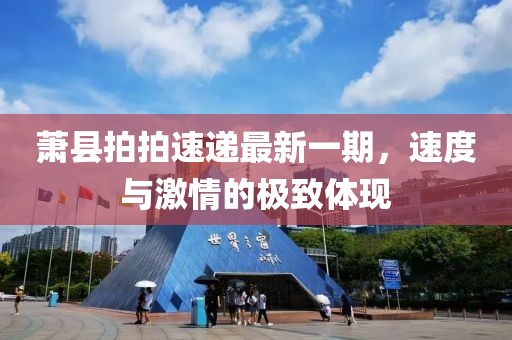 蕭縣拍拍速遞最新一期，速度與激情的極致體現