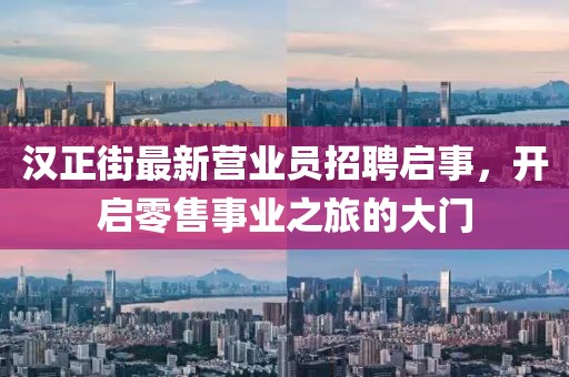 漢正街最新?tīng)I業(yè)員招聘啟事，開(kāi)啟零售事業(yè)之旅的大門(mén)