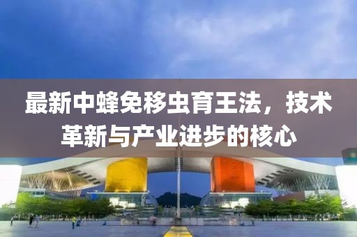 最新中蜂免移蟲(chóng)育王法，技術(shù)革新與產(chǎn)業(yè)進(jìn)步的核心