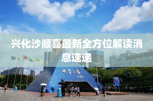 興化沙順喜最新全方位解讀消息速遞