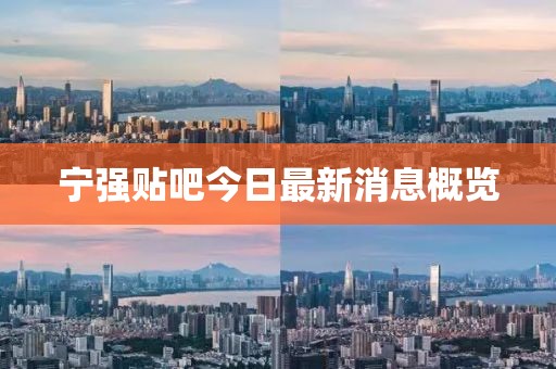 寧強貼吧今日最新消息概覽
